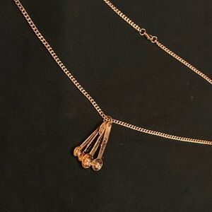 A$$H0LES LIVE FOREVER Party Favor Blow Measuring Spoon Necklace 32” chain ALF